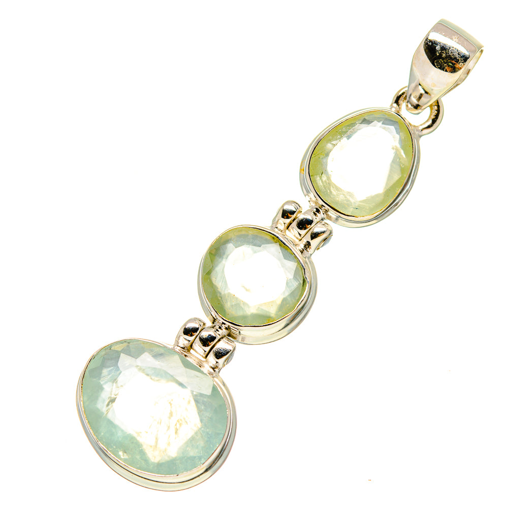 Prehnite Pendants handcrafted by Ana Silver Co - PD757281
