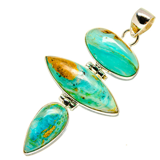 Peruvian Opal Pendants handcrafted by Ana Silver Co - PD757286