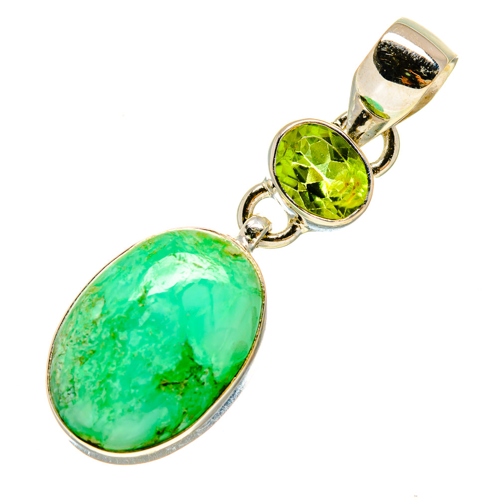 Arizona Turquoise Pendants handcrafted by Ana Silver Co - PD757288
