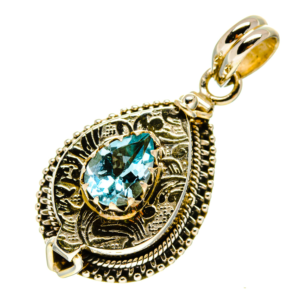 Blue Topaz Pendants handcrafted by Ana Silver Co - PD757296