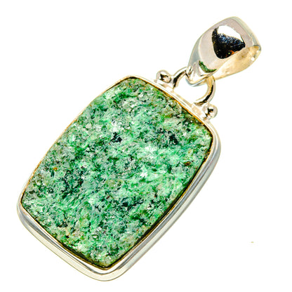 Green Fuchsite Pendants handcrafted by Ana Silver Co - PD757298