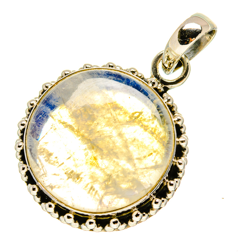 Rainbow Moonstone Pendants handcrafted by Ana Silver Co - PD757304