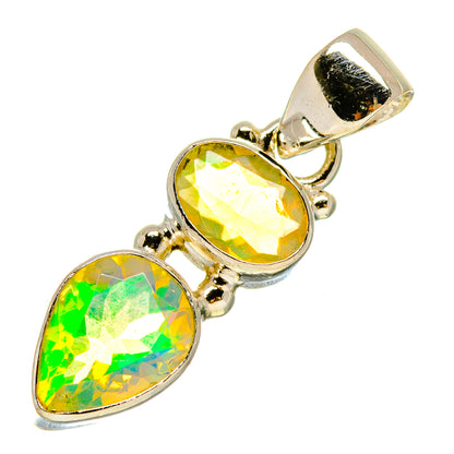 Ethiopian Opal Pendants handcrafted by Ana Silver Co - PD757309