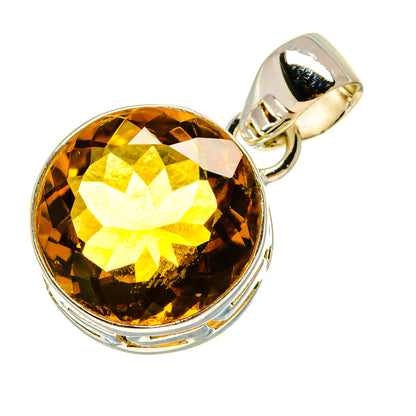 Mandarin Citrine Pendants handcrafted by Ana Silver Co - PD757312