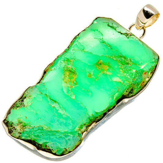 Chrysoprase Pendants handcrafted by Ana Silver Co - PD757315
