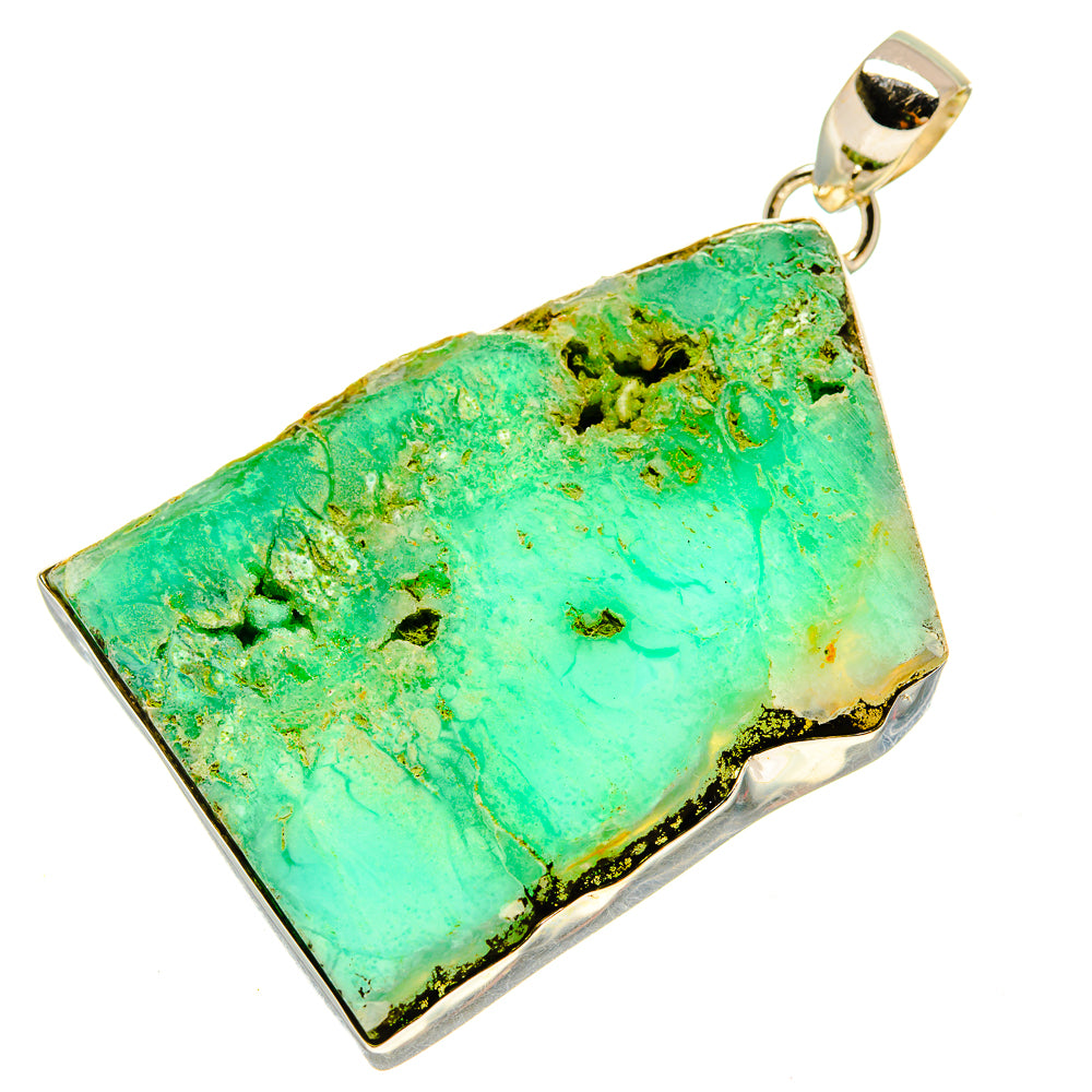 Chrysoprase Pendants handcrafted by Ana Silver Co - PD757322