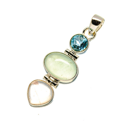 Prehnite Pendants handcrafted by Ana Silver Co - PD757334