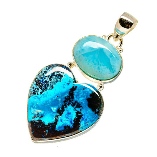 Shattuckite Pendants handcrafted by Ana Silver Co - PD757339