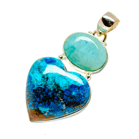 Shattuckite Pendants handcrafted by Ana Silver Co - PD757340