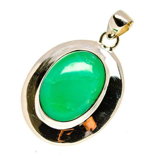 Chrysoprase Pendants handcrafted by Ana Silver Co - PD757347