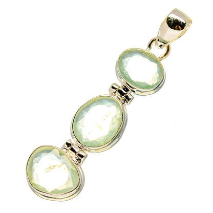 Prehnite Pendants handcrafted by Ana Silver Co - PD757355 - Photo 2