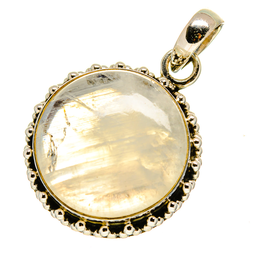 Rainbow Moonstone Pendants handcrafted by Ana Silver Co - PD757357
