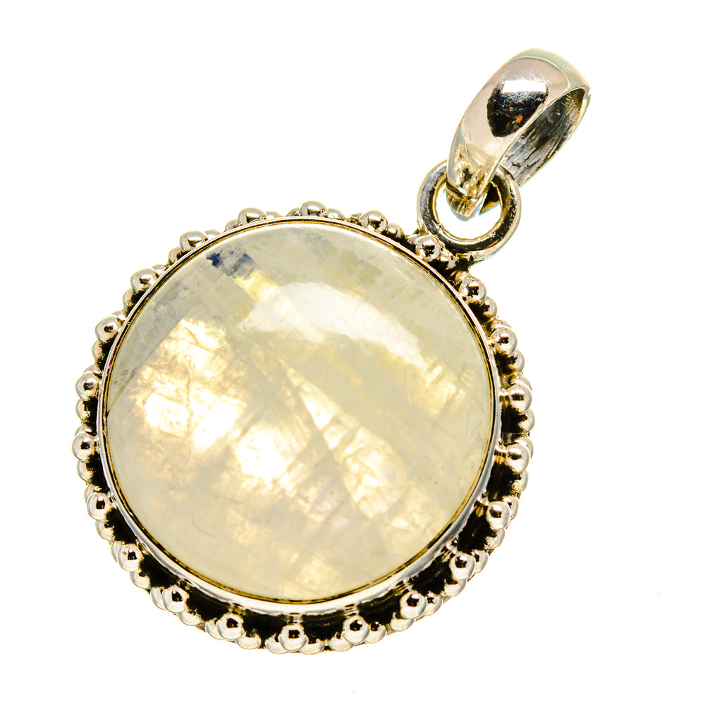 Rainbow Moonstone Pendants handcrafted by Ana Silver Co - PD757358