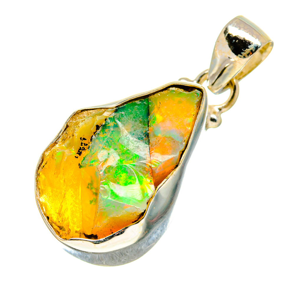 Ethiopian Opal Pendants handcrafted by Ana Silver Co - PD757365