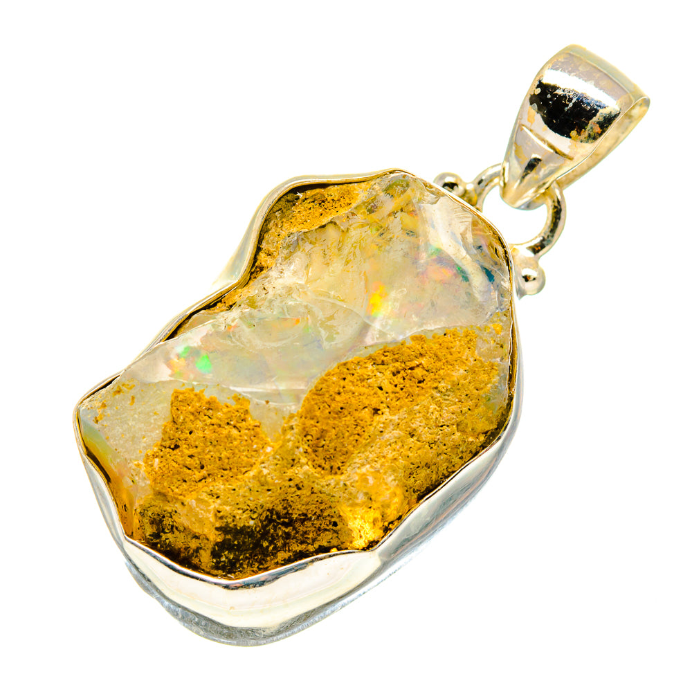 Ethiopian Opal Pendants handcrafted by Ana Silver Co - PD757366
