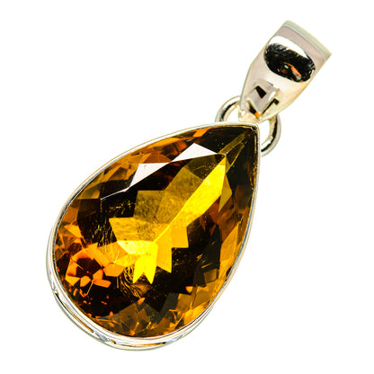 Mandarin Citrine Pendants handcrafted by Ana Silver Co - PD757370