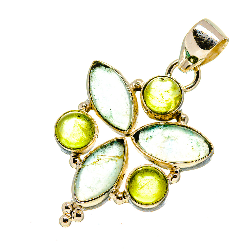 Aquamarine Pendants handcrafted by Ana Silver Co - PD757379
