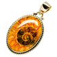 Ammonite Fossil Pendants handcrafted by Ana Silver Co - PD757383