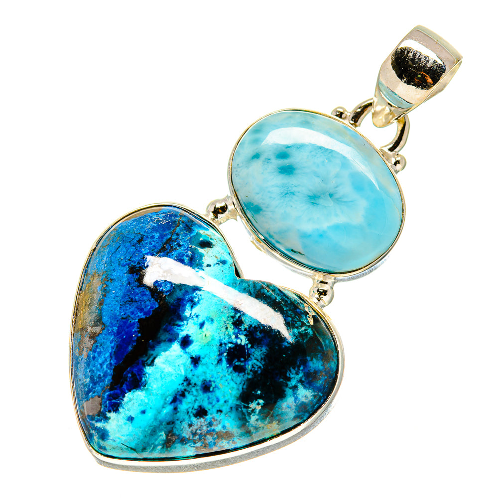 Shattuckite Pendants handcrafted by Ana Silver Co - PD757387