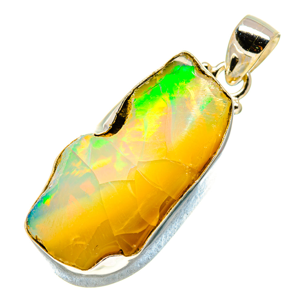 Ethiopian Opal Pendants handcrafted by Ana Silver Co - PD757391