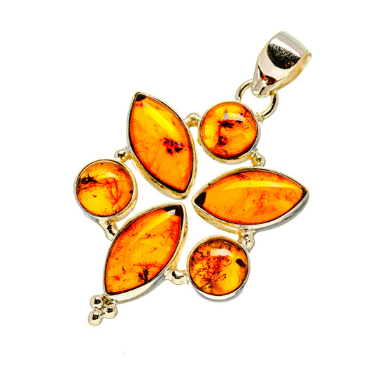 Baltic Amber Pendants handcrafted by Ana Silver Co - PD757398