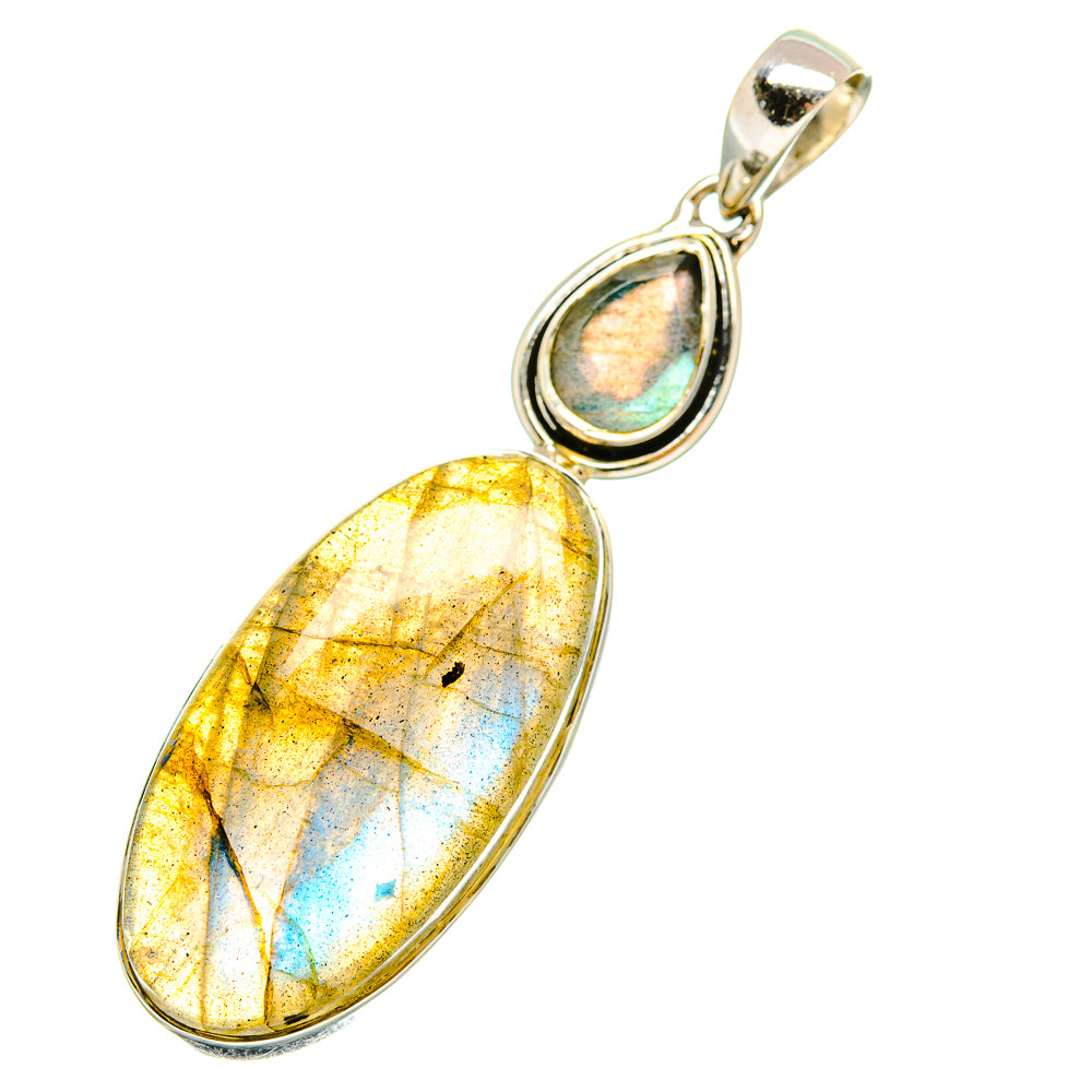 Labradorite Pendants handcrafted by Ana Silver Co - PD7574
