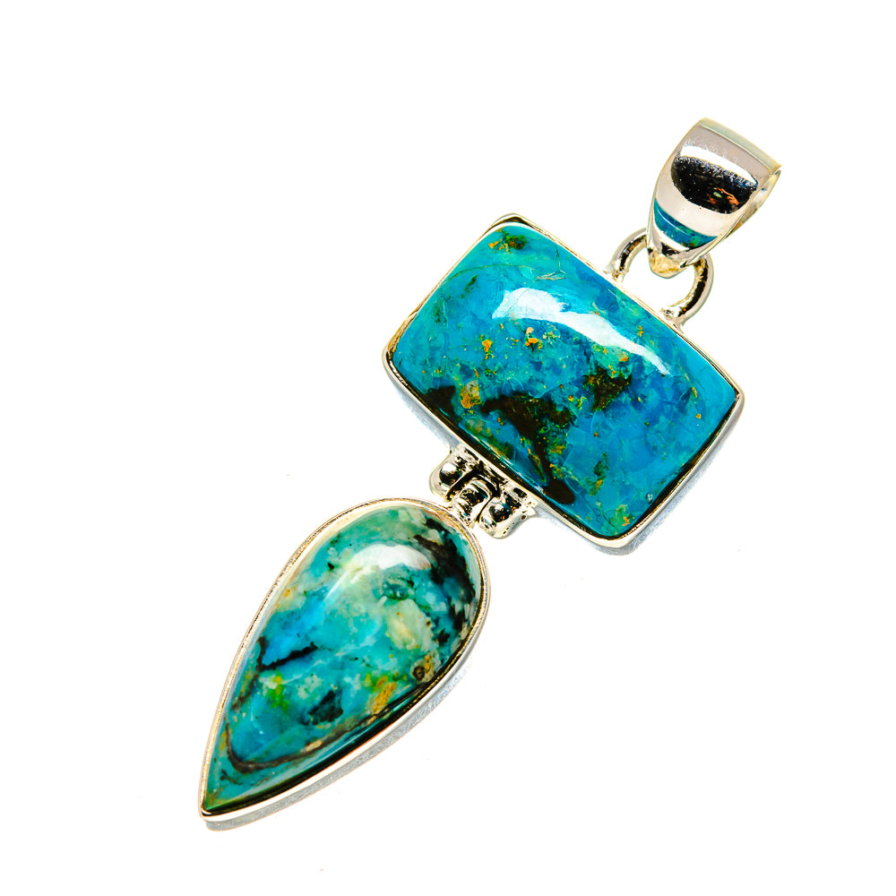 Chrysocolla Pendants handcrafted by Ana Silver Co - PD757400