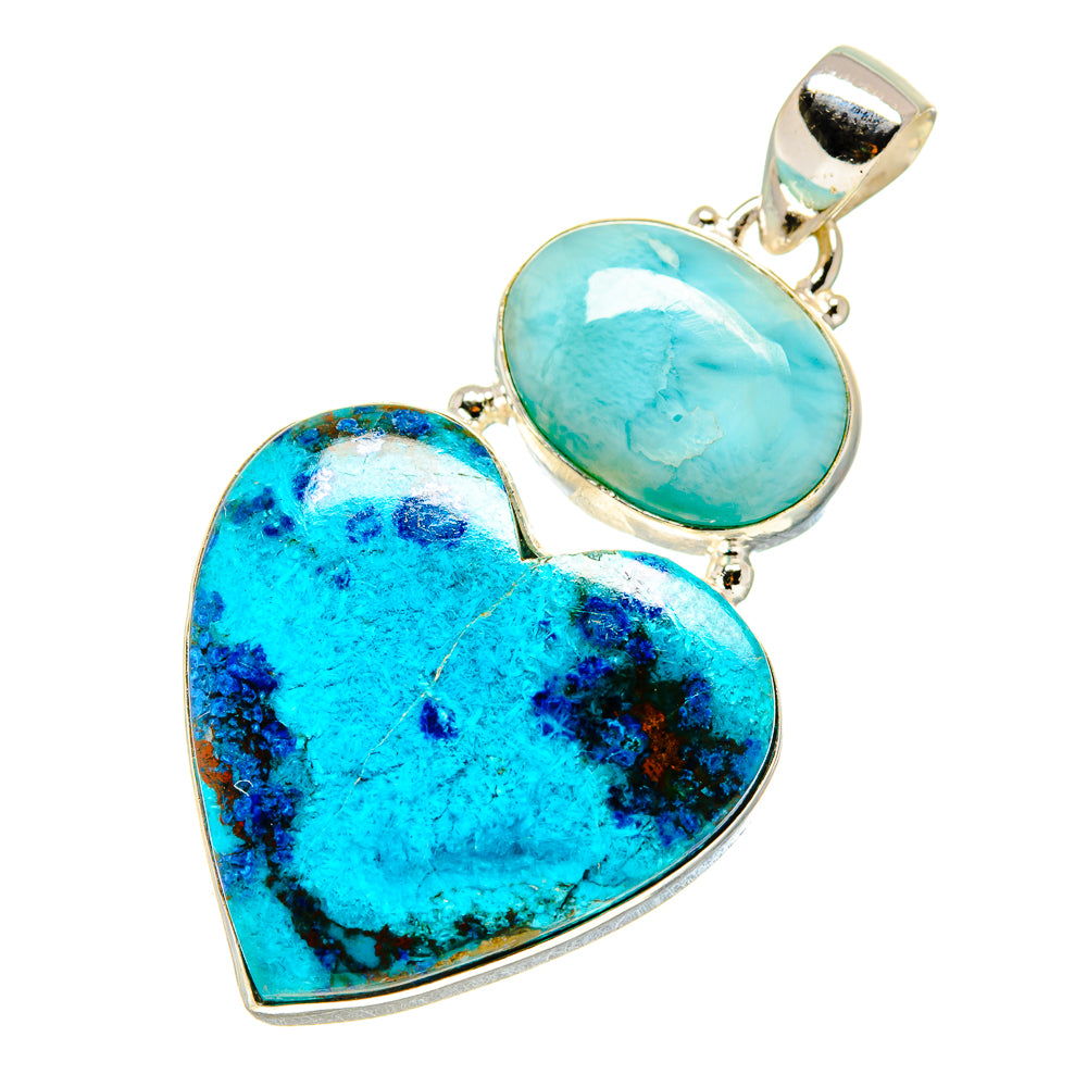 Shattuckite Pendants handcrafted by Ana Silver Co - PD757409