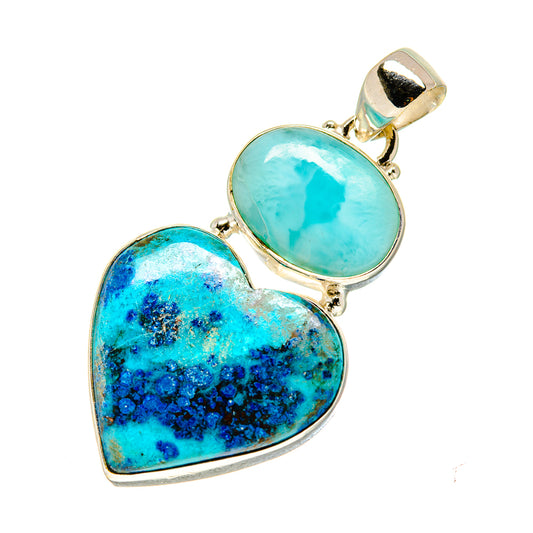 Shattuckite Pendants handcrafted by Ana Silver Co - PD757411