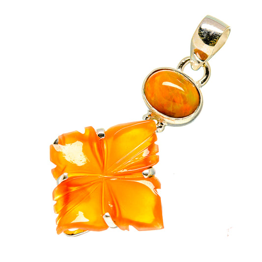 Carnelian Pendants handcrafted by Ana Silver Co - PD757412