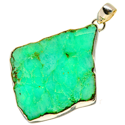 Chrysoprase Pendants handcrafted by Ana Silver Co - PD757416