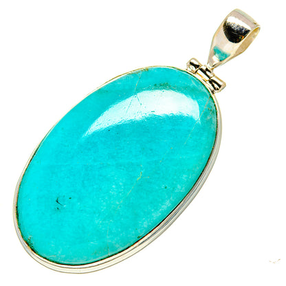 Peruvian Amazonite Pendants handcrafted by Ana Silver Co - PD757427