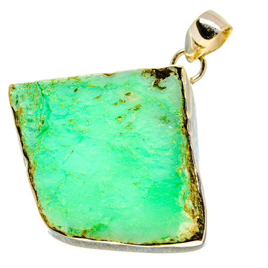 Chrysoprase Pendants handcrafted by Ana Silver Co - PD757431