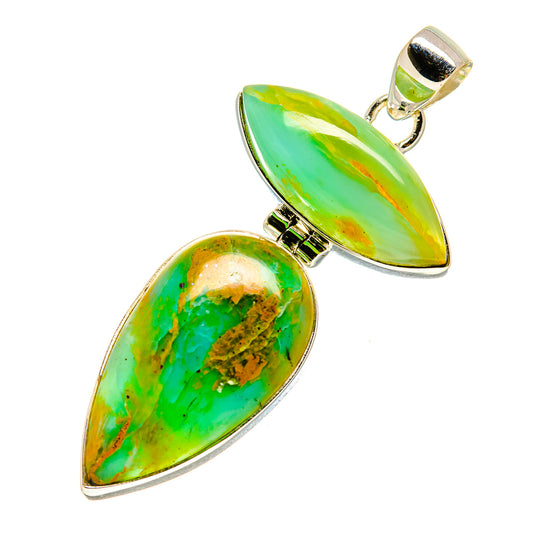 Peruvian Opal Pendants handcrafted by Ana Silver Co - PD757432