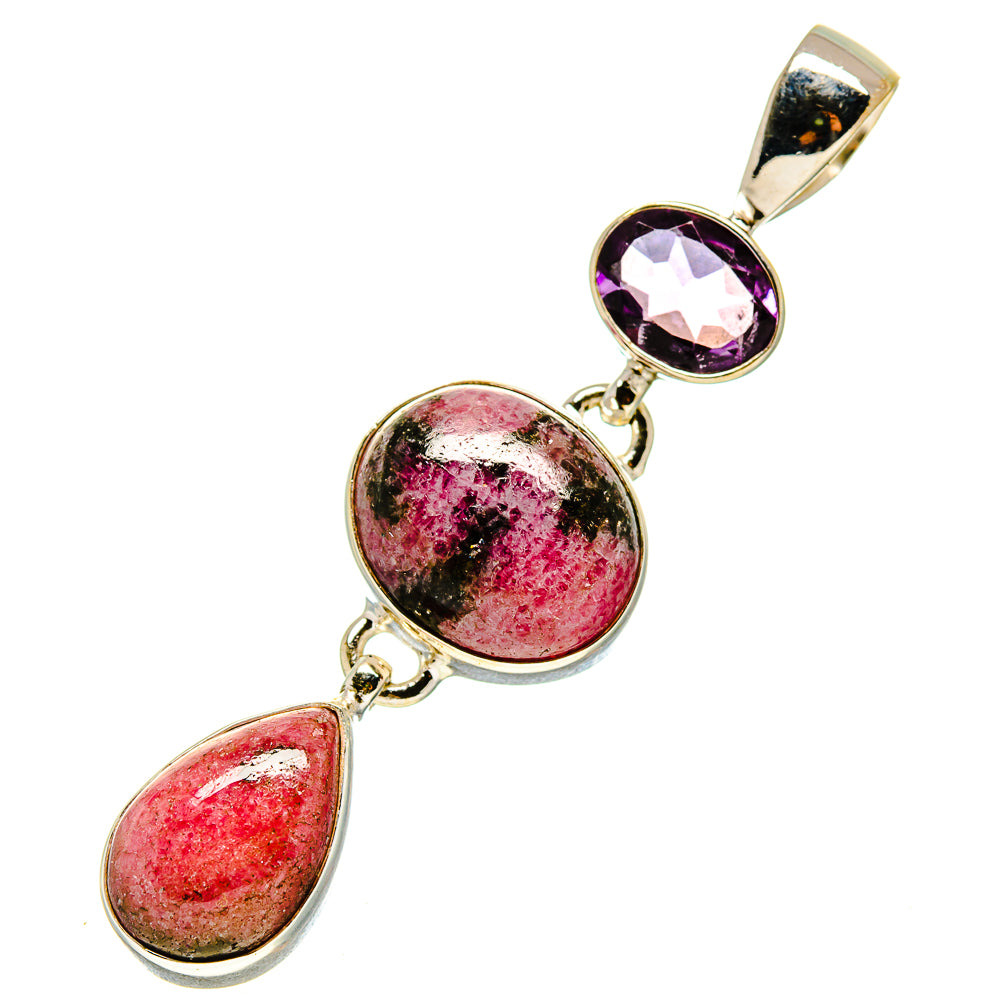 Rhodonite Pendants handcrafted by Ana Silver Co - PD757436