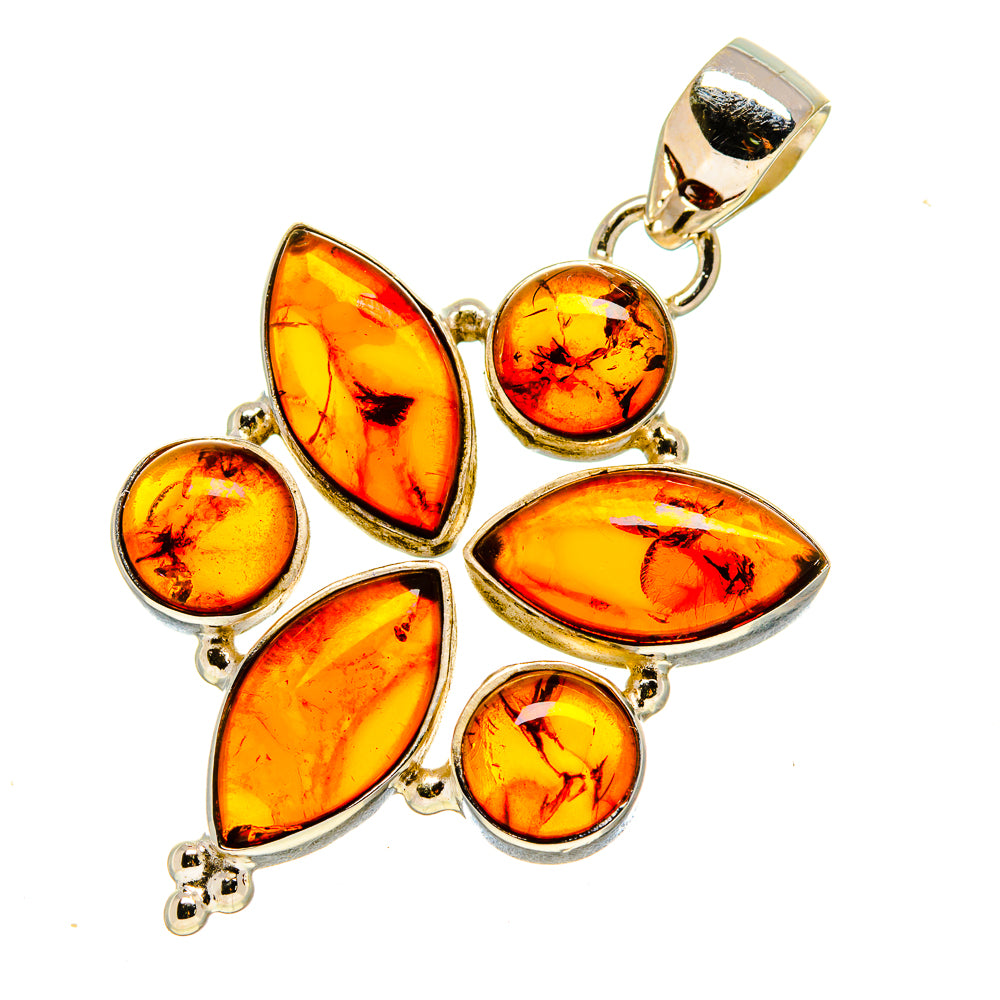 Baltic Amber Pendants handcrafted by Ana Silver Co - PD757443