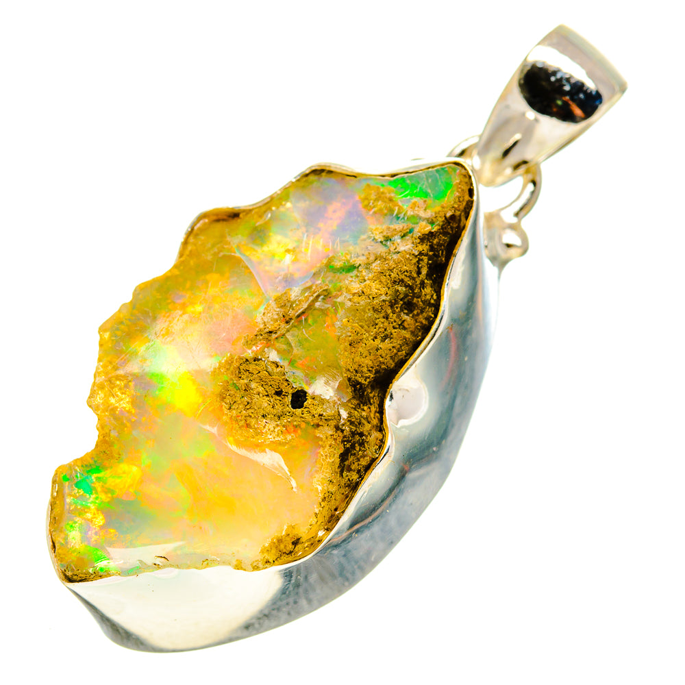 Ethiopian Opal Pendants handcrafted by Ana Silver Co - PD757449