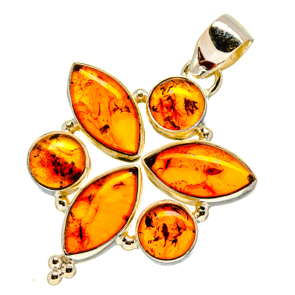 Baltic Amber Pendants handcrafted by Ana Silver Co - PD757452
