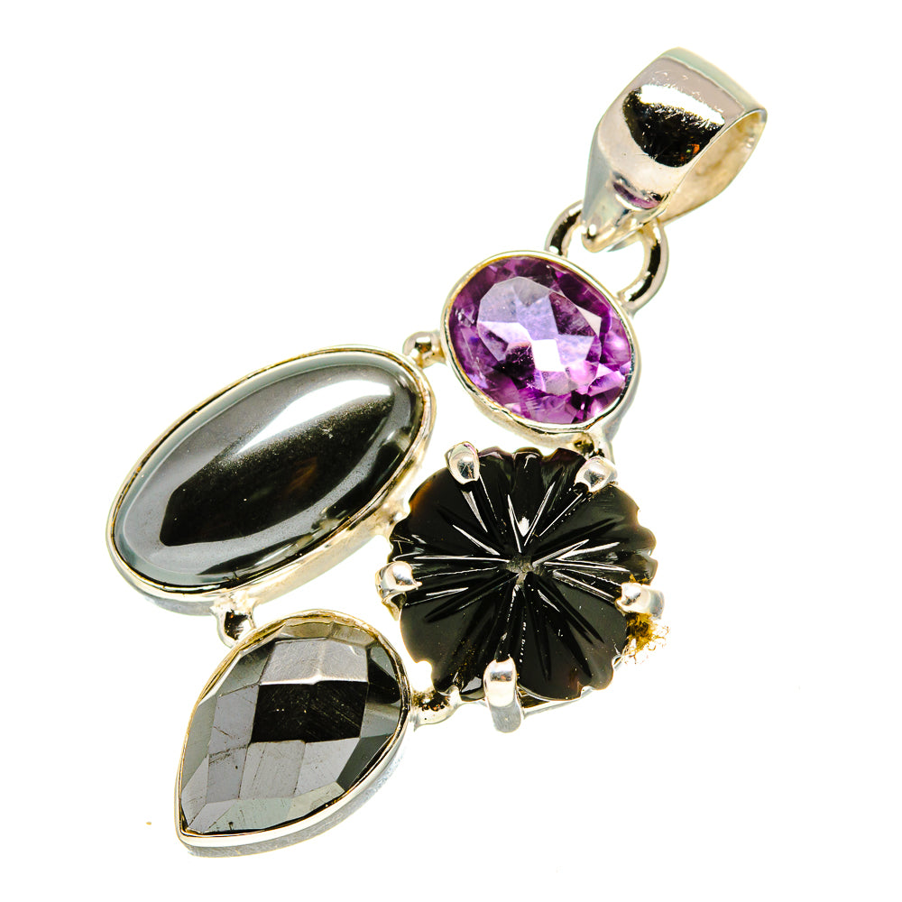 Hematite Pendants handcrafted by Ana Silver Co - PD757453