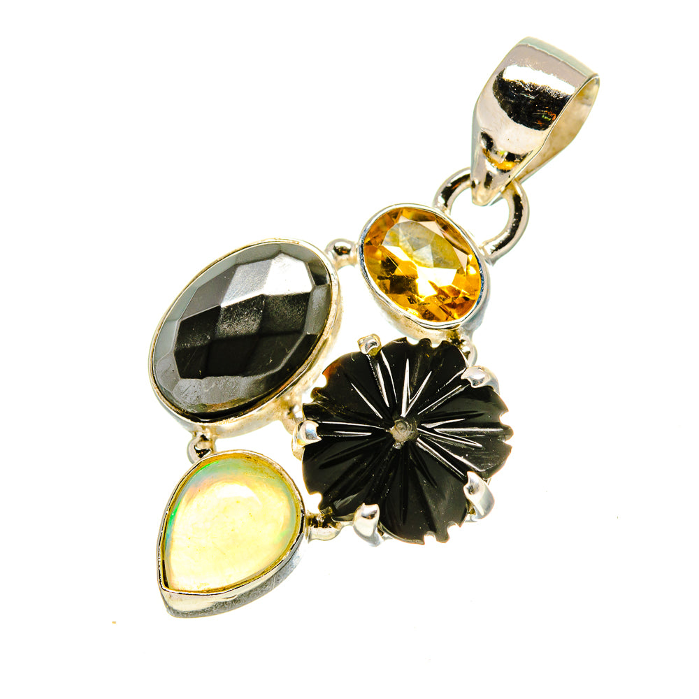 Hematite Pendants handcrafted by Ana Silver Co - PD757454