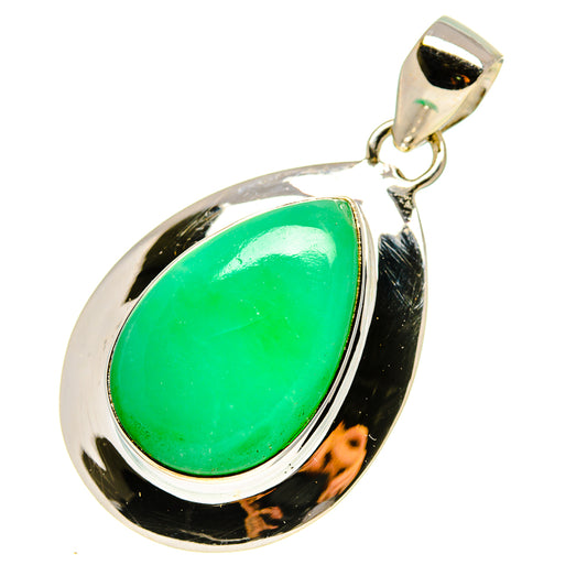 Chrysoprase Pendants handcrafted by Ana Silver Co - PD757455