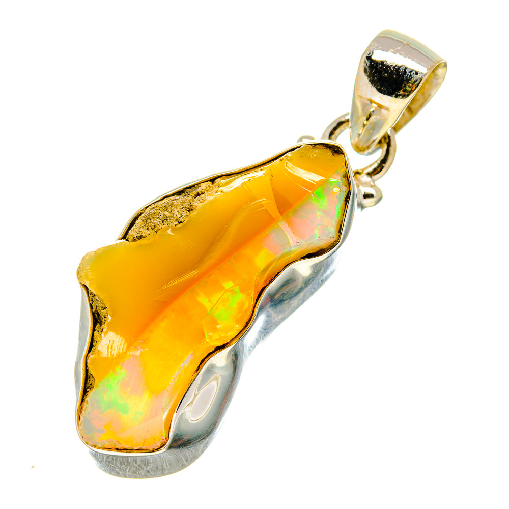 Ethiopian Opal Pendants handcrafted by Ana Silver Co - PD757462