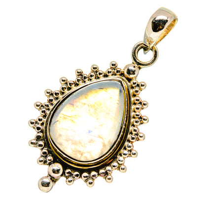 Rainbow Moonstone Pendants handcrafted by Ana Silver Co - PD757478