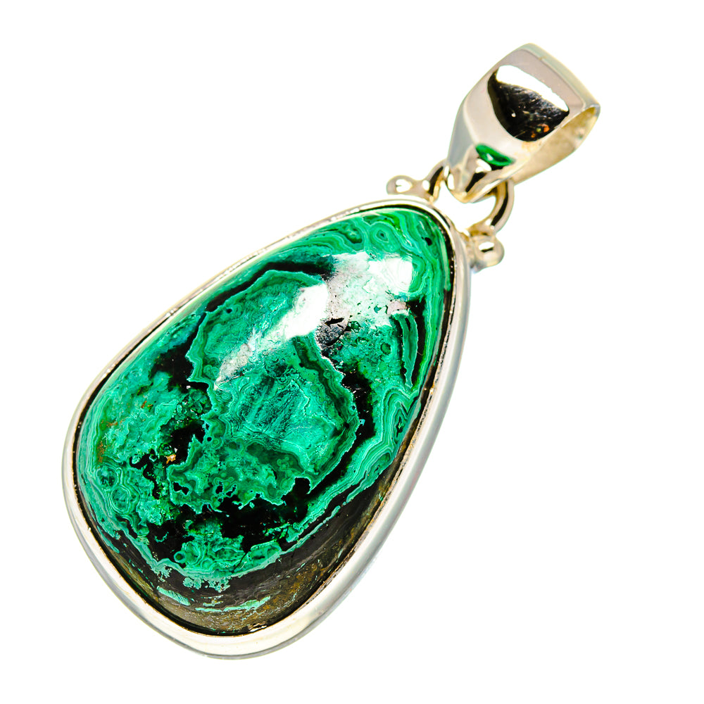 Malachite Pendants handcrafted by Ana Silver Co - PD757484
