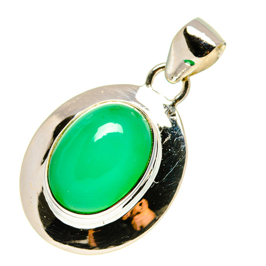 Chrysoprase Pendants handcrafted by Ana Silver Co - PD757500