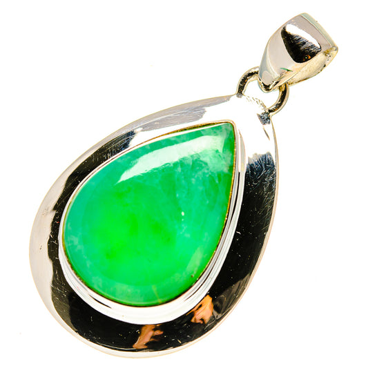 Chrysoprase Pendants handcrafted by Ana Silver Co - PD757507