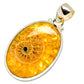Ammonite Fossil Pendants handcrafted by Ana Silver Co - PD757516