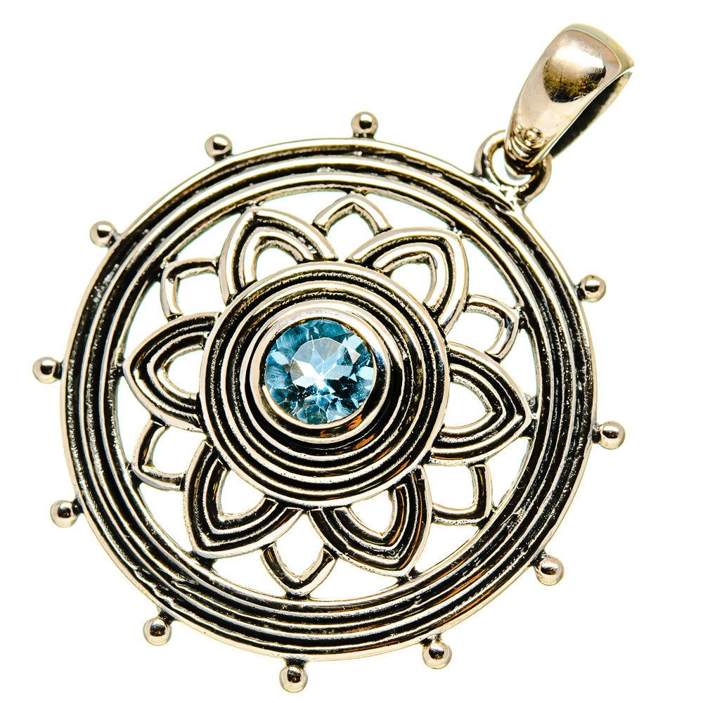 Blue Topaz Pendants handcrafted by Ana Silver Co - PD757520