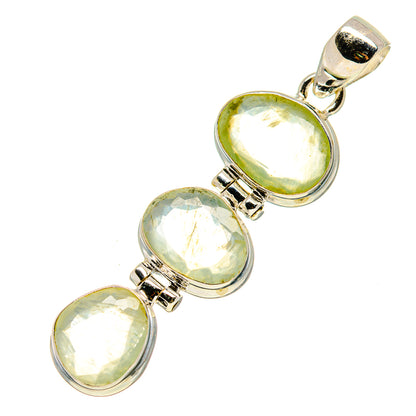 Prehnite Pendants handcrafted by Ana Silver Co - PD757535