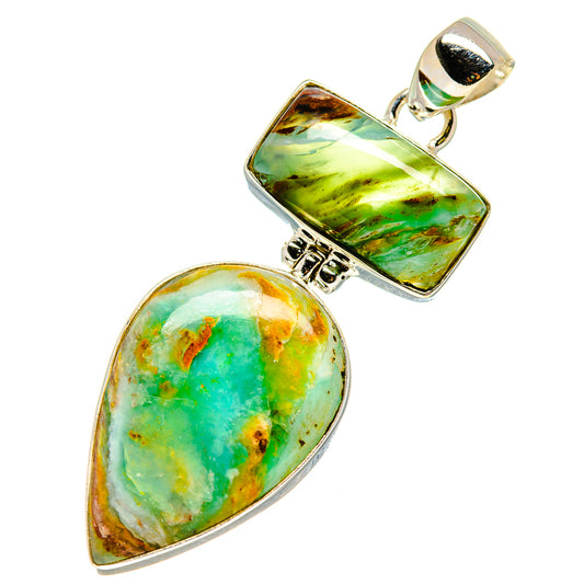 Peruvian Opal Pendants handcrafted by Ana Silver Co - PD757541